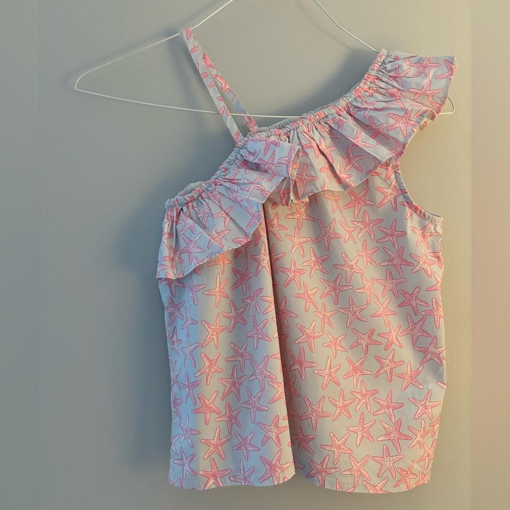 J Crew crewcuts Girls Starfish Pattern Top 10